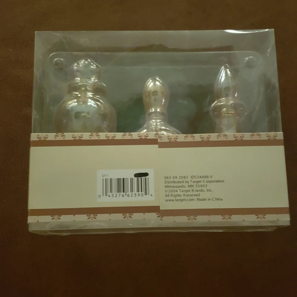 3 Decorative Bottles